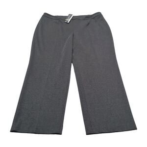 Jones New York Sloane Dress Pants Womens Plus Size 22W Gray Wide Leg NEW NWT